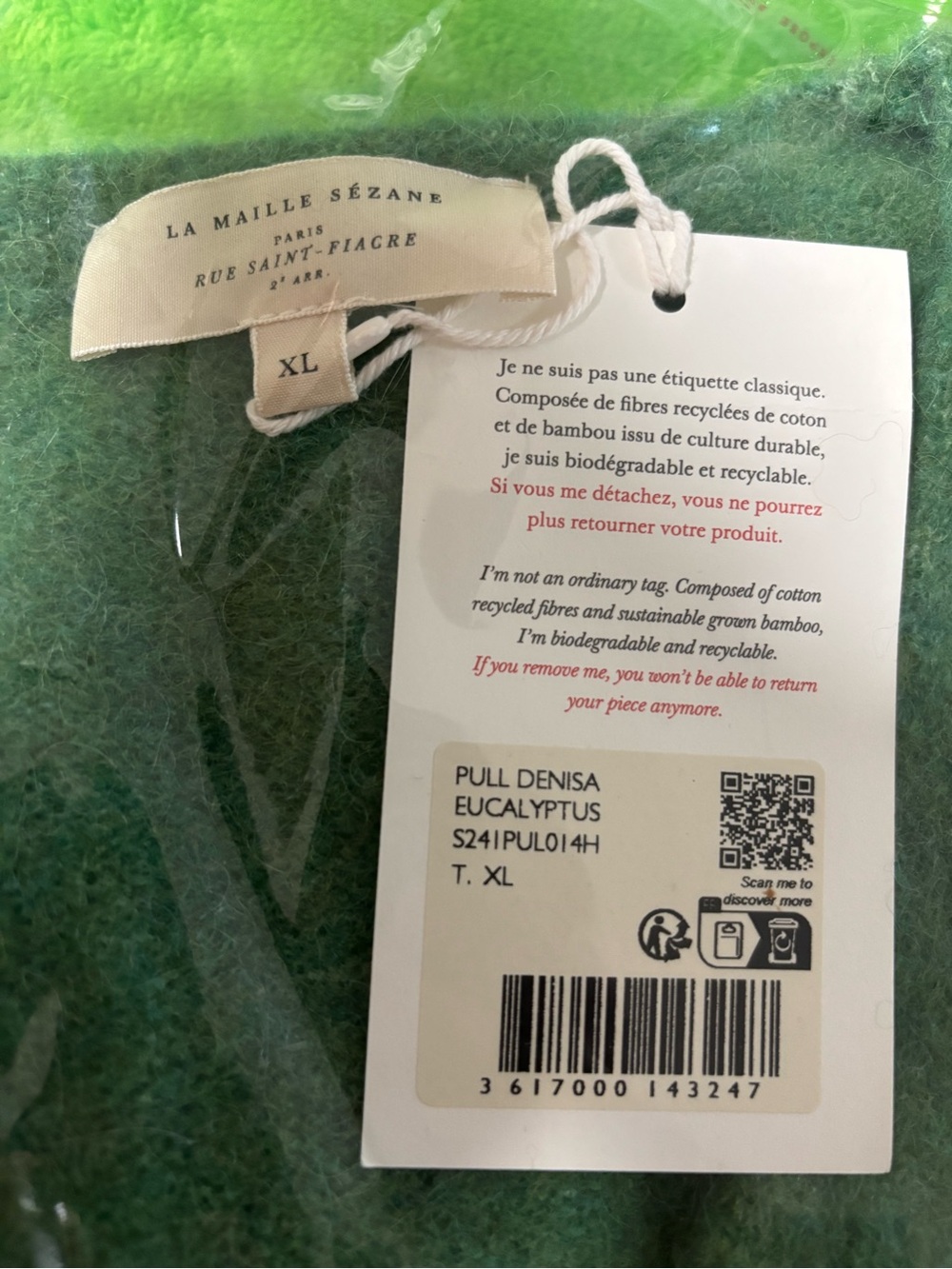 Pull denisa eucalyptus sezane - Picture 3 of 3